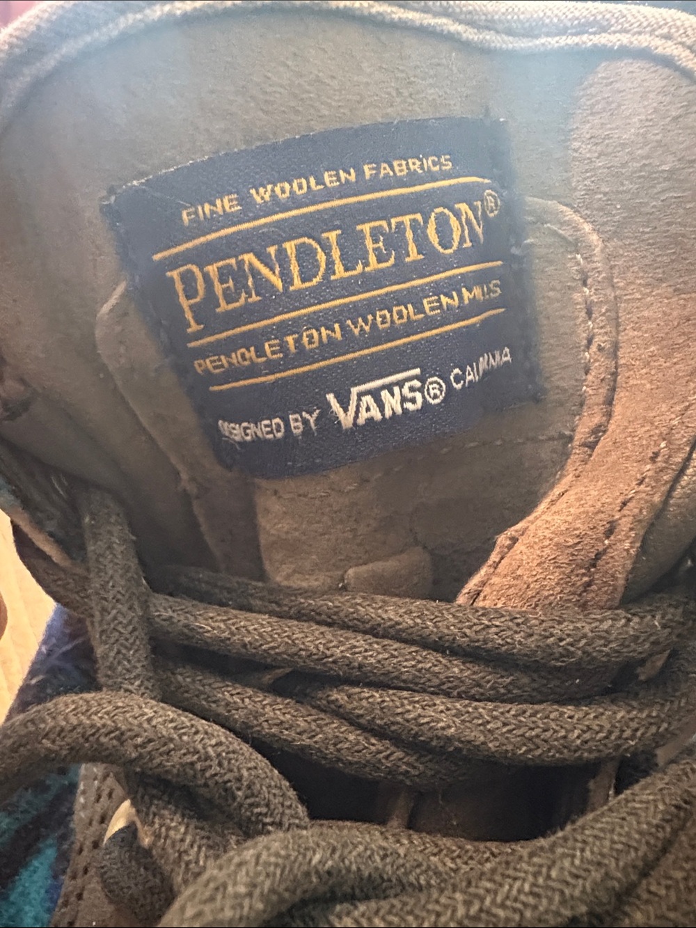 Pendleton Patterned High-Top Vans - Picture 6 of 6